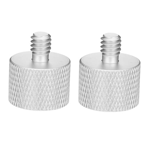 minkissy 2 Stück Adapter für Mikrofonständer Praktische Schraubadapter für Mikrofonmontage Robust und Präzise Verarbeitet für Verschiedene Anwendungen von minkissy