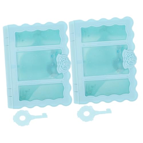 minkissy 2 Stück Kleine Aufbewahrungsbox Dekorative Nordische Desktop Schmuckschatulle aus Bruchsicherem Kunststoff Geeignet für Ringe Ohrringe Armbänder für Kinderzimmer und von minkissy