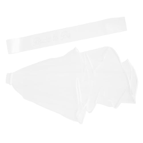 minkissy 2 Stück Teiliges Braut Kurzem Tüll-schleier und Eleganter Braut-schärpe für Damen Leichtes Atmungsaktives Material für Junggesellinnenabschiede und Hochzeitsfeiern minkissy 2 Stück Teiliges Braut Kurzem Tüll-schleier und Eleganter Braut-schärpe für Damen Leichtes Atmungsaktives Material für Junggesellinnenabschiede und Hochzeitsfeiern von minkissy