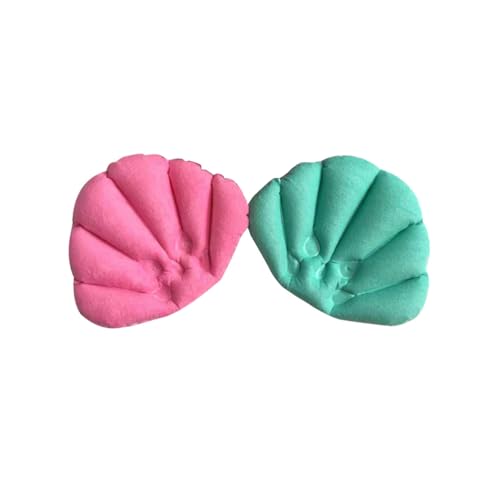 minkissy 2 stücke Aufblasbare Kissen Badematten für Badewanne Muschel Kissen Badewanne Spa Kissen Aufblasbare Badekissen für Badewanne Bad Kissen Bad Kissen Spa Kopfstütze Badewanne Kissen Haushalt von minkissy