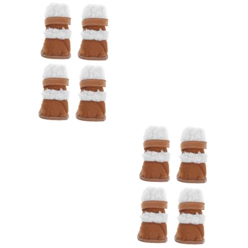 4 Paare Schneestiefel Für Haustiere Hundeschuhe Sherpa Bichon Schneeschuh von minkissy