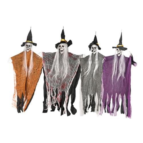 minkissy 4 Stück Teiliges Set Halloween Skelett Dekorationen Anpassbare Hängende Gespenster mit Robe für und Außenbereiche für Garten Terrasse und Spukhaus minkissy 4 Stück Teiliges Set Halloween Skelett Dekorationen Anpassbare Hängende Gespenster mit Robe für und Außenbereiche für Garten Terrasse und Spukhaus von minkissy