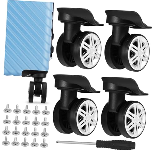 minkissy 4 Teiliges Ersatz-gepäckräder Robustem Tpe und PP Drehbare Kofferrollen mit -schwenkfunktion Kompatibel für Vielseitige Kofferreparatur und Leichtes Manövrieren minkissy 4 Teiliges Ersatz-gepäckräder Robustem Tpe und PP Drehbare Kofferrollen mit -schwenkfunktion Kompatibel für Vielseitige Kofferreparatur und Leichtes Manövrieren von minkissy