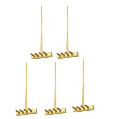 minkissy 5 Stück Teiliges Bambus sandrechen Mini Zen Garten Werkzeug Dekorativer Desktop Rechen für Sandglättung Meditative Tischdekoration Langlebig und Umweltfreundlich von minkissy