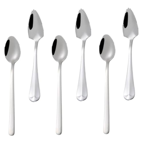 minkissy 6 Stück Teiliges Kinderlöffel Fütterlöffel mit Zahnrand für Babynahrung für Obstpüree und Selbstfütterung Geeignet für Kleinkinder und Junge Mädchen Lebensmittelechtes Material minkissy 6 Stück Teiliges Kinderlöffel Fütterlöffel mit Zahnrand für Babynahrung für Obstpüree und Selbstfütterung Geeignet für Kleinkinder und Junge Mädchen Lebensmittelechtes Material von minkissy