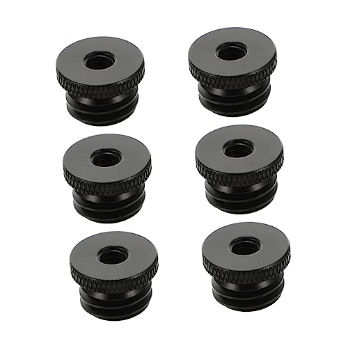 minkissy 6 Stück Teiliges Mikrofonständer Adapter Gewinde Schwarz Robuster Schraubenadapter für Kamera und Mikrofonständer Präzise Gefertigt aus Leicht und Tragbar minkissy 6 Stück Teiliges Mikrofonständer Adapter Gewinde Schwarz Robuster Schraubenadapter für Kamera und Mikrofonständer Präzise Gefertigt aus Leicht und Tragbar von minkissy