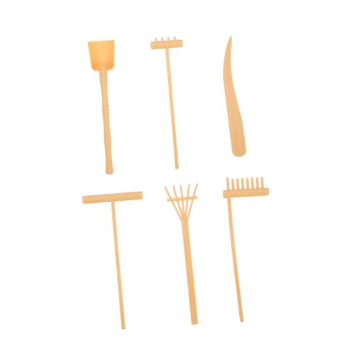 minkissy 6 Stück Teiliges Mini Sandrechen Set aus Gelbe Zen Garten Werkzeuge für Sandkunst Leichtes Sandspielzeug für Desktop Dekoration und Kreative Mustergestaltung minkissy 6 Stück Teiliges Mini Sandrechen Set aus Gelbe Zen Garten Werkzeuge für Sandkunst Leichtes Sandspielzeug für Desktop Dekoration und Kreative Mustergestaltung von minkissy