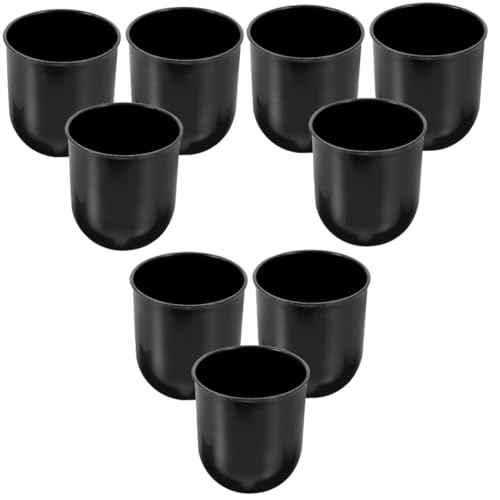 minkissy 9 STK Wc-bürstensockel Toilettenbürste Toilettenreinigungswerkzeughalter Schrubberbürstengestell Wc-reinigungsbürstenhalter Wc-schrubber Halter Kolbenhalter Plastik Base Sauber von minkissy