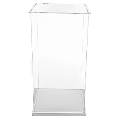 minkissy Acryl Vitrine für Sammlerstücke Hochtransparente Anzeigebox für Actionfiguren Modelle und Kunstwerke für DIY Landschaften und Schmuck Grundfläche minkissy Acryl Vitrine für Sammlerstücke Hochtransparente Anzeigebox für Actionfiguren Modelle und Kunstwerke für DIY Landschaften und Schmuck Grundfläche von minkissy