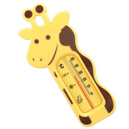 minkissy Badewanne Thermometer Cartoon Design Gelb Sicheres Badewasser Thermometer für Temperaturüberwachung Verhindert Verbrühungen Umweltfreundlichem Gefertigt Präzise Messung von minkissy