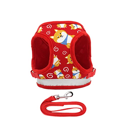 minkissy Fluchtsicheres Haustiergeschirr Hundeleinengeschirr Kein Zuggeschirr Für Hunde Für Hunde Kein Hundegeschirr Autogeschirr Für Hunde Hundeweste Schritt Seil Der Hund von minkissy