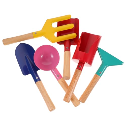minkissy Gartenwerkzeug Set Teiliges Set aus Bunten Mini Gartenwerkzeugen für Leichte Schaufel und Rechen für Gartenarbeit Sandkasten und Outdoor Spielzeuge von minkissy