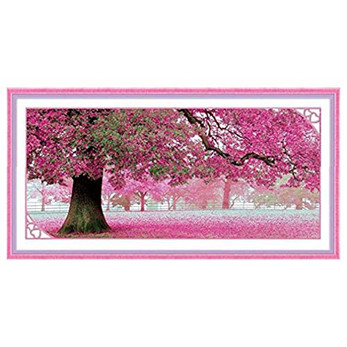 minkissy Gobelin Stickbilder Gobelin Stickbilder Chinesische Kreuzstich Kits Baum Kreuzstich Wanddekor Künste N?Hen Kreuzstich Sticken Set Erwachsene Kreuzstich Bild Kreuzstich Cherry Blossom von minkissy