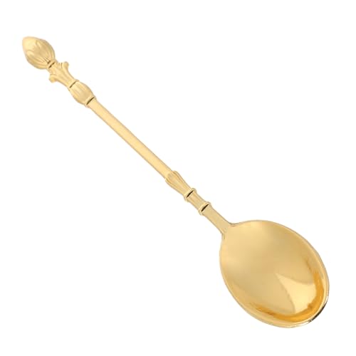 minkissy Goldene Mini für Desserts Hochwertige Demitasse Legierung Rühren von Kaffee Tee und Spülmaschinenfest und Vielseitig Einsetzbar von minkissy