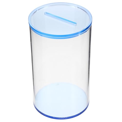 minkissy Große Acryl Spardose Klar mit Öffnung Hohe Kapazität Transparente Geldbox für Zuhause Büro Restaurant Service von minkissy