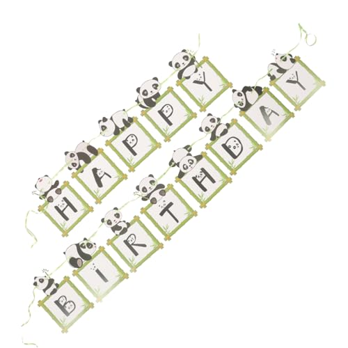 minkissy Happy Birthday Banner Panda Thema Geburtstagsdeko Partyhintergrund Dekoration Vielseitig Verwendbar für Geburtstagsfeier Shower Teilig Papiermaterial Wiederverwendbar Einfache minkissy Happy Birthday Banner Panda Thema Geburtstagsdeko Partyhintergrund Dekoration Vielseitig Verwendbar für Geburtstagsfeier Shower Teilig Papiermaterial Wiederverwendbar Einfache von minkissy