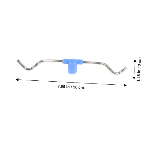 minkissy Infusionsständer Haken aus Teiliges Langlebig und Rostfrei Geeignet für Klinik und Leichter Infusionsflaschenhalter Stabiler Infusionsständer Zubehör Einfach zu Montieren von minkissy