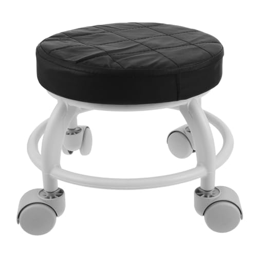 minkissy Rollhocker Mit Rädern Sitzhocker Für Schönheitssalons Pediküre-geschäfte Büros Und Heime Einfache Vielseitige Anwendungen Komfortabler Sitz Robuste Struktur Attraktives von minkissy