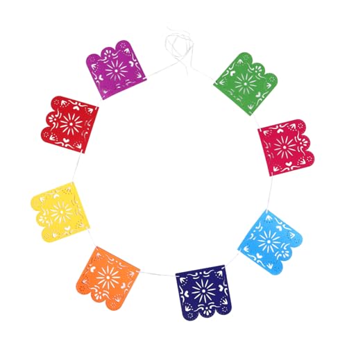 minkissy Mexikanische Fiesta Girlande aus Filz Day of The Dead Banner Bunte Quadratische Wimpel für Geburtstag Hochzeit Leichte Montage Lebendige Mexikanische Partydekoration minkissy Mexikanische Fiesta Girlande aus Filz Day of The Dead Banner Bunte Quadratische Wimpel für Geburtstag Hochzeit Leichte Montage Lebendige Mexikanische Partydekoration von minkissy