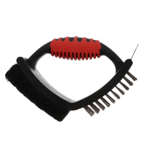 minkissy Praktische Grillbürste Aus Stahl Für Von Grill Und Ofen Ergonomischer Griff Zur Entfernung Von Hartnäckigem Schmutz Und BBQ Grill Putzwerkzeug von minkissy