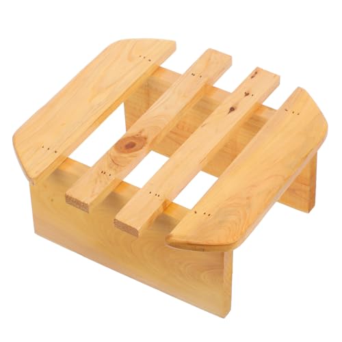minkissy Robuster Holzstuhl für Fußbad und Sauna Kleiner Runder Hocker für Badezimmer Langlebiger und Formbeständiger Duschhocker Minimalistisches Design als Tritthocker und Fußhocker minkissy Robuster Holzstuhl für Fußbad und Sauna Kleiner Runder Hocker für Badezimmer Langlebiger und Formbeständiger Duschhocker Minimalistisches Design als Tritthocker und Fußhocker von minkissy