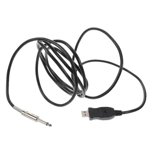 minkissy USB Gitarrenkabel für Aufnahme PC Plug and play Stabiles High fidelity Kabel Gitarre Leichtes Robustes Audio übertragungskabel für Heimstudio und Unterwegs minkissy USB Gitarrenkabel für Aufnahme PC Plug and play Stabiles High fidelity Kabel Gitarre Leichtes Robustes Audio übertragungskabel für Heimstudio und Unterwegs von minkissy