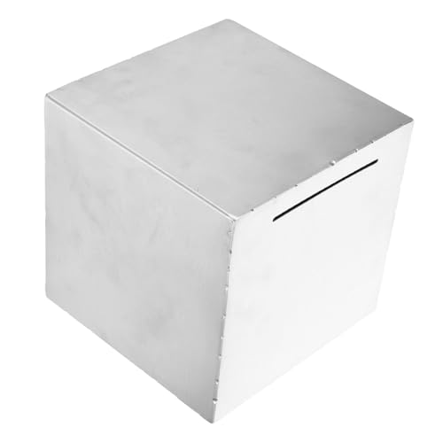 minkissy Unzerbrechliche Spardose Geldbox mit Glattem Boden für Münzen und Scheine Kinderfreundlicher Münzbehälter Stabile Desktop Geldkassette für Erwachsene von minkissy