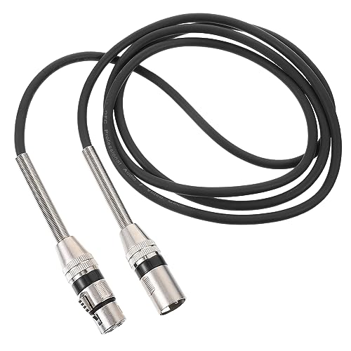 minkissy Xlr Kabel Pin Mikrofonkabel Audio Verbindungskabel für Performance und Heim Audiosysteme Schwarz Symmetrisch und Geräuschreduzierend minkissy Xlr Kabel Pin Mikrofonkabel Audio Verbindungskabel für Performance und Heim Audiosysteme Schwarz Symmetrisch und Geräuschreduzierend von minkissy