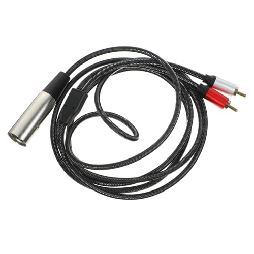 minkissy Xlr zu Rca Audio Kabel Pin Mikrofonkabel Stabiler Audio Converter für Präzise Klangübertragung für Mixer und Lautsprechersysteme von minkissy
