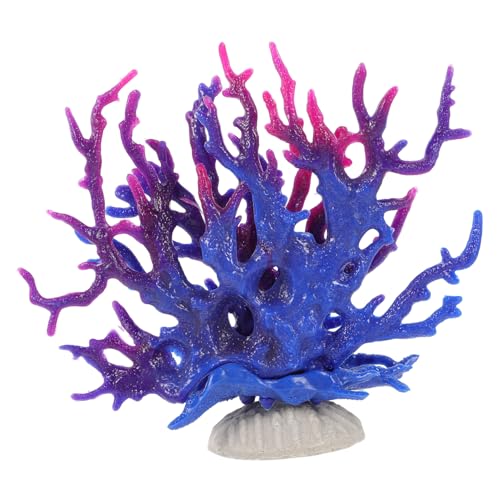 minkissy simulierte Korallenornamente gefälschte Wasserpflanzen Aufkleber für den Sandtisch Figur Korallenfigur kunstpflanze Dekorationen für Aquarien Tankanlage selber Bauen Hülse von minkissy