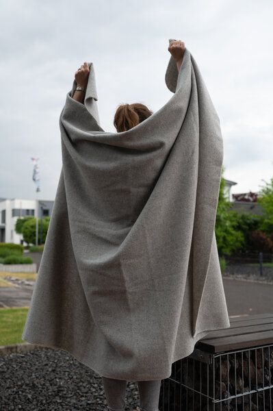 mio eco Große Freizeit Decke Elbwolle von mio eco