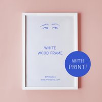 Bilderrahmen Aus Holz - Weiß Bilderrahmen Aus Holz - Weiß von miraalou