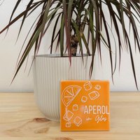 Fliese "Aperol Im Glas" - Hergestellt in Portugal, Beplottet Deutschland Fliese "Aperol Im Glas" - Hergestellt in Portugal, Beplottet Deutschland von miracelli