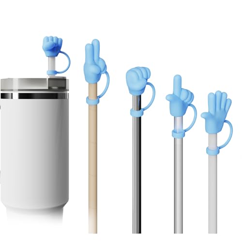 Strohhalm Abdeckung für Stanley Cup Silikon 4 Stück Thermobecher Zubehör für Plastik Edelstahl Glas Silikon Trinkhalme von mirito