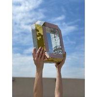 Mini Emerald Cut Spiegel Disko Retro Mosaik von mirrorsbylina