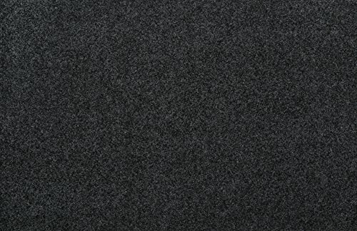Kunstrasen Rasenteppich Balkon Terasse Vlies Komfort 350 x 400 cm anthrazit. Weitere Farben und Größen verfügbar von Misento