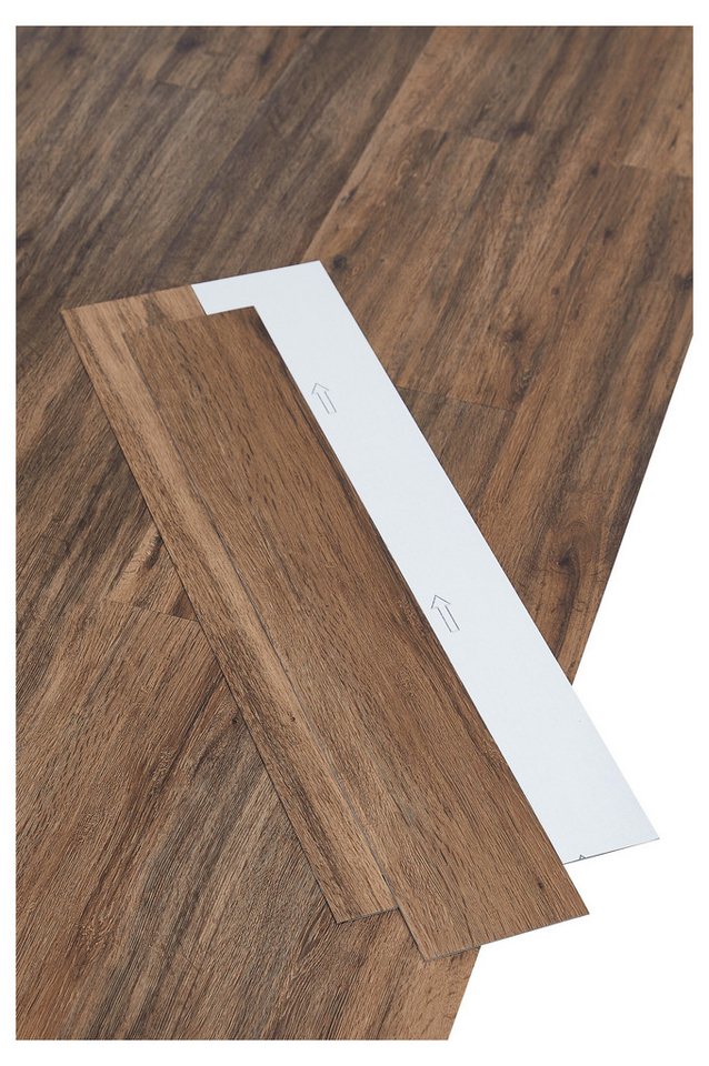 misento Designboden Vinylboden selbstklebend in Holzoptik, 32 St., 32 PVC Planken je ca. 15,2 x 91,4 cm, PVC Bodenbelag 4,46 m², für Fußbodenheizung, Badezimmer, Wohnräume misento Designboden Vinylboden selbstklebend in Holzoptik, 32 St., 32 PVC Planken je ca. 15,2 x 91,4 cm, PVC Bodenbelag 4,46 m², für Fußbodenheizung, Badezimmer, Wohnräume von misento