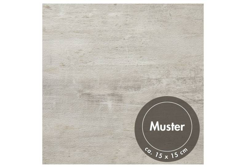 misento Designboden Vinylboden selbstklebend in Beton- und Marmoroptik, 1 St., 1 Muster, PVC Bodenbelag 4,46 m², für Fußbodenheizung, Badezimmer, Wohnräume von misento