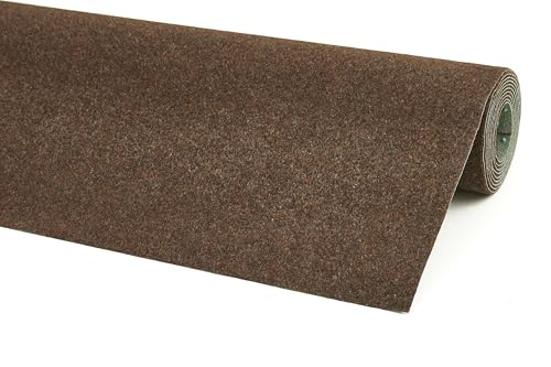 misento Kunstrasen Outdoor mit Noppen - wetterfest und pflegeleicht - geeignet als Balkon Teppich oder Rasenteppich - einfach zu verlegen 200 x 250 cm Braun von Misento