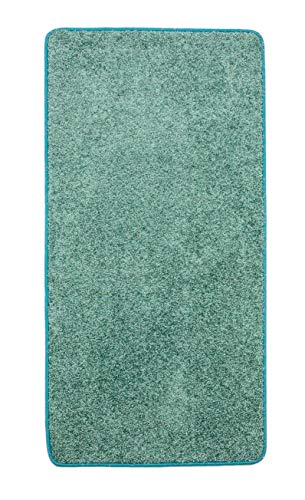 misento Shaggy Hochflor Teppich für Wohnzimmer Langflor, schadstoff geprüft 100 % Polypropylen, schwarz 200x290 cm von misento