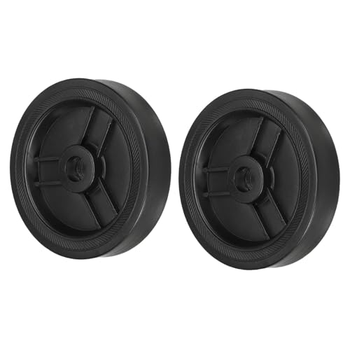 2 x Ersatzräder für Luftkompressoren, universelle Passform, technisches PP-Material, 12 - 14 cm Durchmesser, Schrauben nicht im Lieferumfang enthalten, 15,2 cm, 16 Löcher von misppro