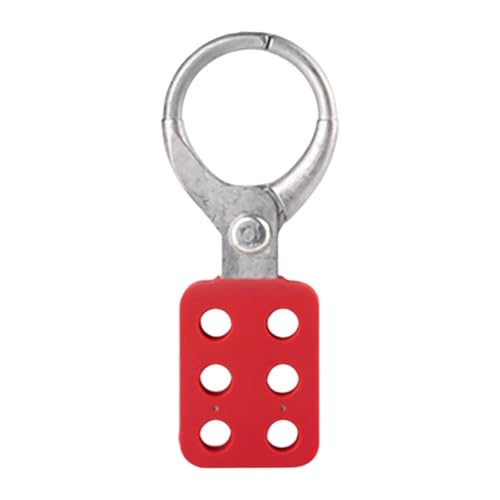 Absperrbare Überfalle aus Aluminium, robust, manipulationssicher, industrielle Vorhängeschloss für Lockout-Station, Lockout-Gerät, 38 mm Verriegelungshaken von misppro