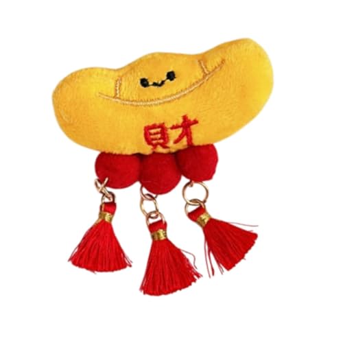Chinesische Neujahrs-Brosche zum Aufhängen, traditioneller roter Löwe, Barren-Ornament für Zuhause, Wand, Tür, Barren Chinesische Neujahrs-Brosche zum Aufhängen, traditioneller roter Löwe, Barren-Ornament für Zuhause, Wand, Tür, Barren von misppro
