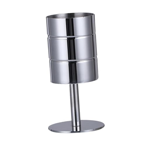 Cocktailhalter aus Metall mit Martini-Spießen, wiederverwendbare Vorspeisen-Spieße für Obstteller und Getränke, hell von misppro