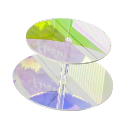 Cupcake-Ständer, Hochzeitsparty-Regal, stabil, Mehrzweck, stabil, transparent, Cupcake-Halter, Dessert-Ständer für Party, Buffet, Tisch, 2 Ebenen Cupcake-Ständer, Hochzeitsparty-Regal, stabil, Mehrzweck, stabil, transparent, Cupcake-Halter, Dessert-Ständer für Party, Buffet, Tisch, 2 Ebenen von misppro