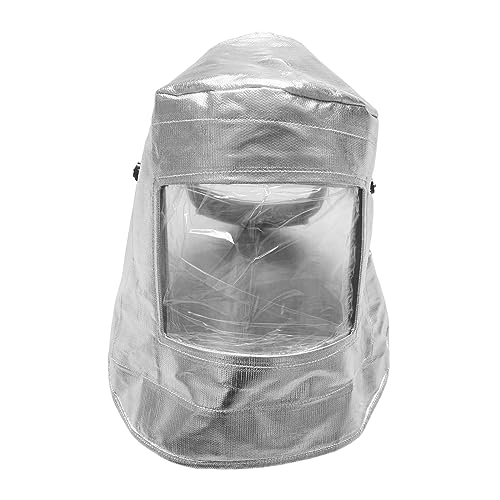 Feuerbeständiger Helm-Gesichtsschutz, Haube, Kopf-montierter Schutz, Aluminiumfolie, Hitzeschutzabdeckung, Schweißschutzabdeckung für Metall, Öl, Holz, Keramik von misppro