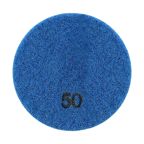 Harz-Polierpad, 8,9 cm, Klettscheibe für Beton, Granit, Marmor, Stein, Bodenschleifen, Körnung 50 von misppro