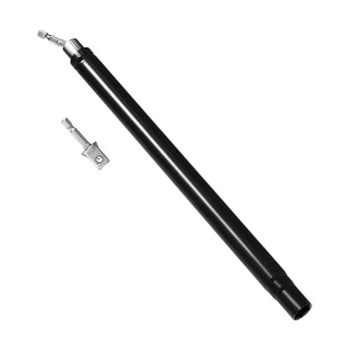 Hohlstecknüsse Steckschlüssel mit Sechskantschaft 30,5 cm 1/2 Zoll Schlaggrad Stecknüsse Adapter für Befestigungsanwendungen Deckenkanäle von misppro