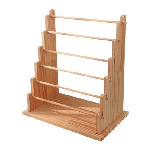 Holz-Armbandhalter, Schmuck-Organizer, moderner Haargummi-Halter, Uhren-Display, Uhrenregal für Requisiten, Schaufenster, Laden, Kommoden, 6 Ebenen Holz-Armbandhalter, Schmuck-Organizer, moderner Haargummi-Halter, Uhren-Display, Uhrenregal für Requisiten, Schaufenster, Laden, Kommoden, 6 Ebenen von misppro