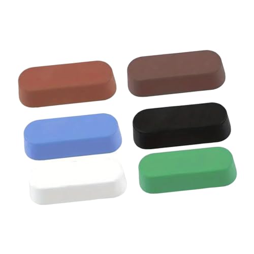 Metall-Polierblöcke, professionelle Polierstäbe für Schmuck, Aluminium, Edelstahl, Metallbearbeitungswerkzeuge, 70 g, 6 Stück von misppro